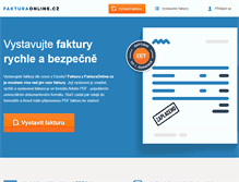 Tablet Screenshot of fakturaonline.cz